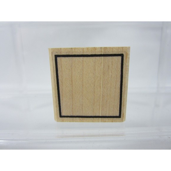 Vintage Limited Edition Rubber Stamps Wood Lot of 3 Shapes 3D - Picture 4 of 8